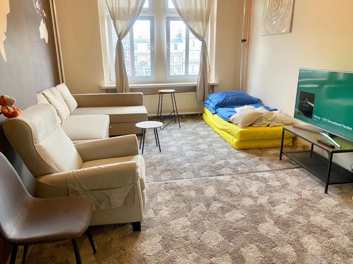 Apartament W Centrum Wroclawia W Kamienicy Exteriör bild